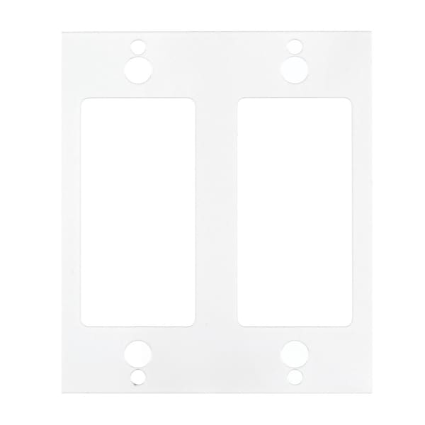 Sub-Plate, Floor Box Type, 2 Gang, Galvanized Steel